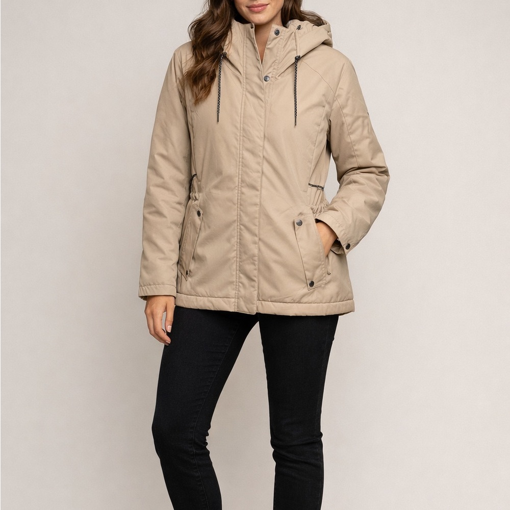 Columbia Suttle Mountain II Omni-Heat Jacket Women’s Small – Beige, Super Warm